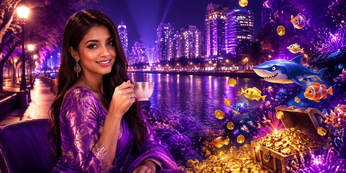 ঢাকায় নিয়ন নেটওয়ার্কে ফিশিং গেম উপভোগ করছেন একজন ব্যবহারকারী